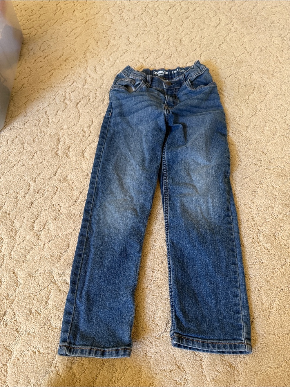 OshKosh B'gosh Kids Dark Blue Straight-Leg Jeans